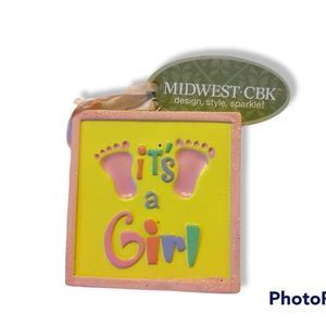 Midwest CBK - It's a Girl - Christmas Ornament